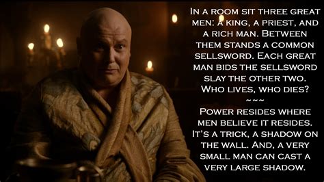 "In a room sit three great men..." - Lord Varys, Game of Thrones ...