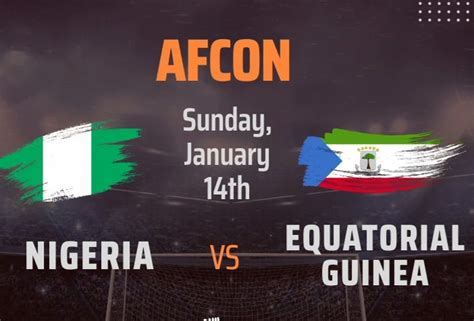 Nigeria vs Equatorial Guinea LIVE Stream