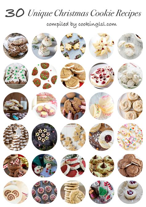 30 Unique Christmas Cookie Recipes - Cooking LSL