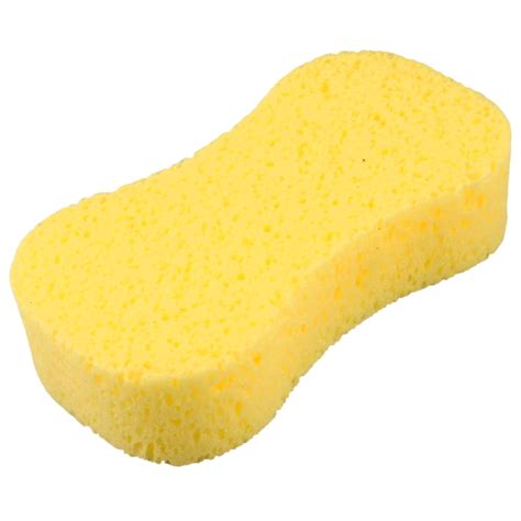 Durable Practical Bone Shaped Waxing Auto Car Wash Sponge Yellow - Walmart.com