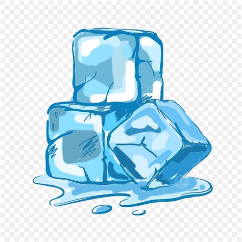 Melting Ice Cube Cartoon