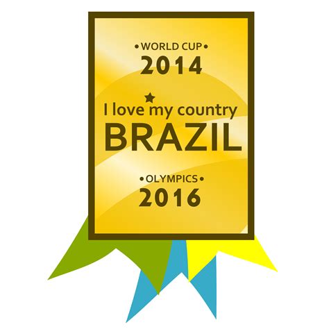 Clipart - Brazil 2014-2016 Medal