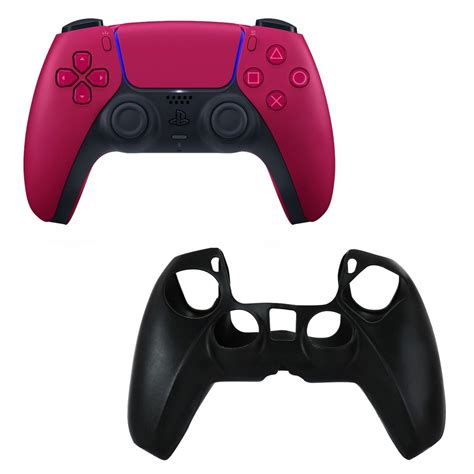 DualSense Controller in Cosmic Red with Silicone Sleeve - 20565275 | HSN