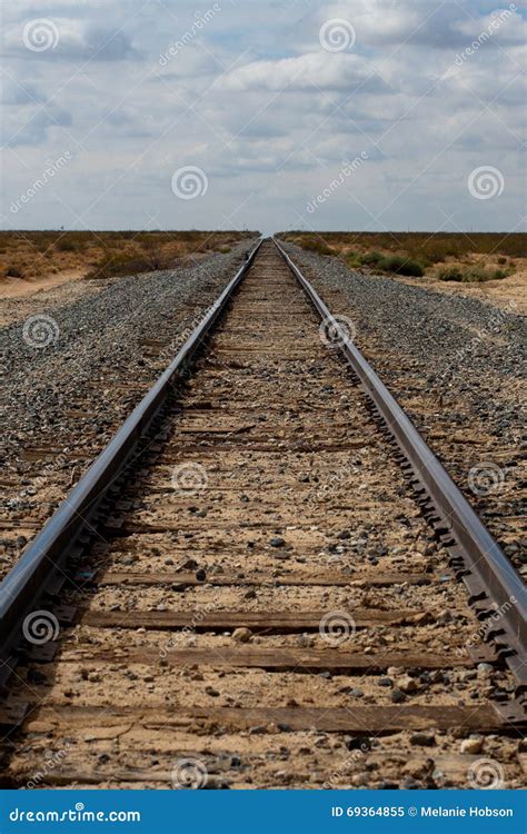 Railtrack stock image. Image of california, straight - 69364855