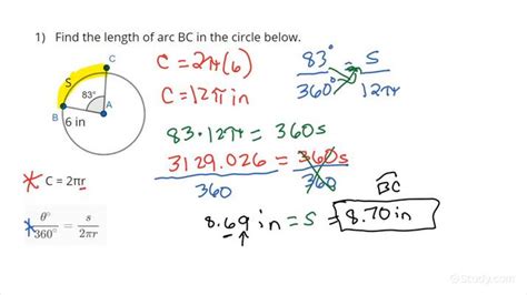 Arc Length Formula