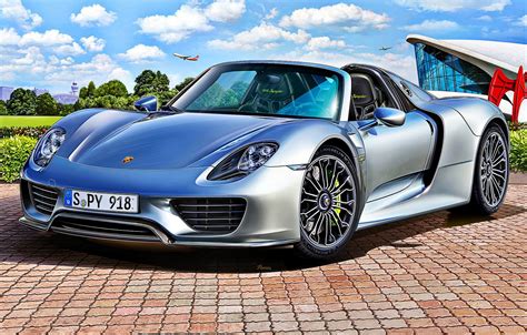 Wallpaper Germany, art, Spyder, Porsche 918, hypercar images for ...