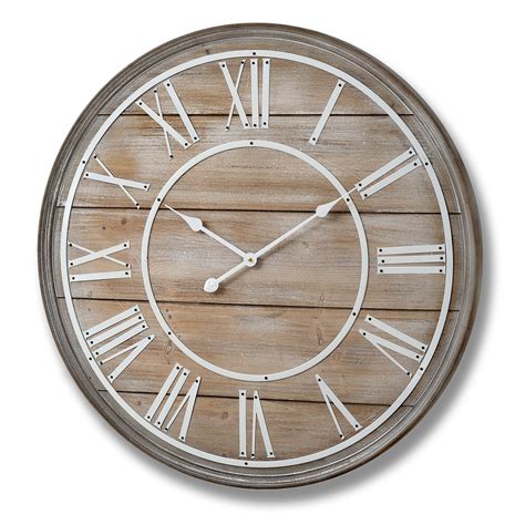 Large Wooden Wall Clock | Clock | HomesDirect365