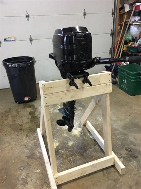 DIY Outboard Stand w/ Pictures | Outboard motor stand, Outboard ...