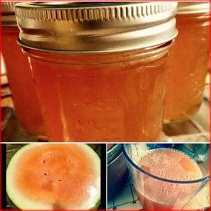 {Orange} Watermelon Jelly - CANNING AND COOKING AT HOME