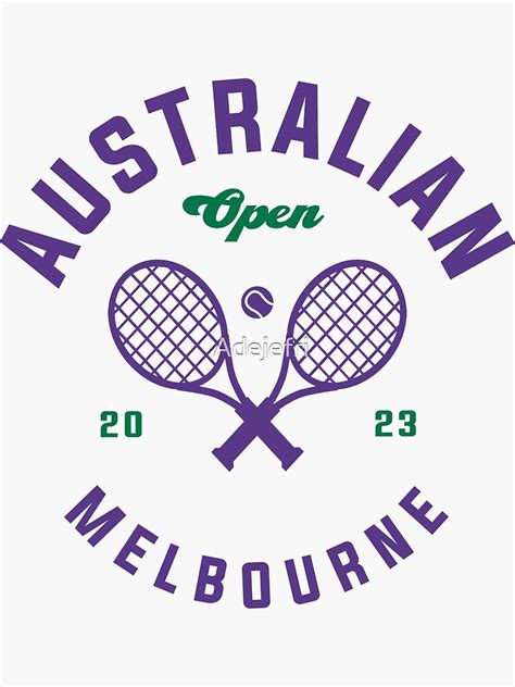 "Tennis Australian open 2023" Sticker for Sale by Adejefri | Redbubble