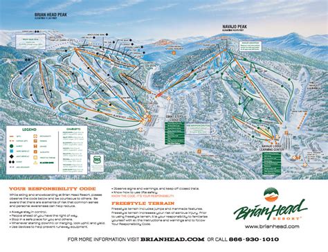 Brian Head Resort - Mappa delle piste da sci a Brian Head Resort