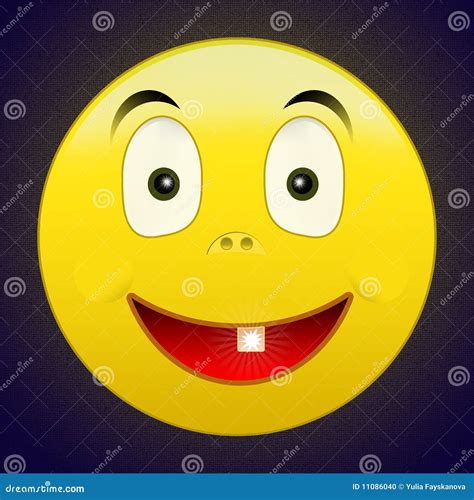 One Tooth Happy Smile Stock Photo - Image: 11086040