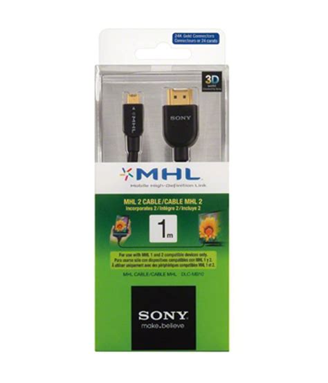 Buy Sony Dlc-mb10 Mhl Cable Online at Best Price in India - Snapdeal