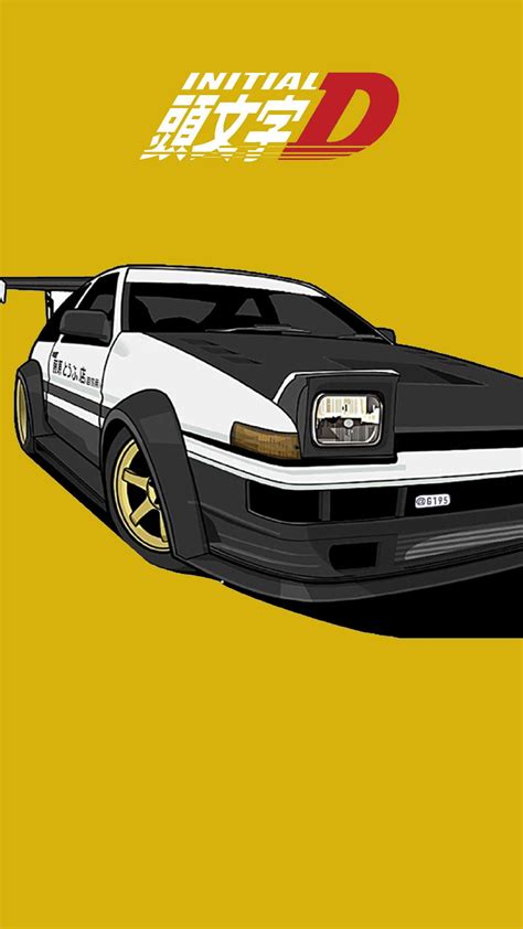 Initial D Wallpaper - iXpap | Initial d, Best jdm cars, Car drawings