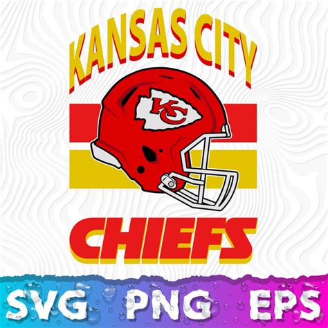 Chiefs Helmet Logo SVG, Helmet Logo Football, KC Chiefs Logo - Inspire Uplift