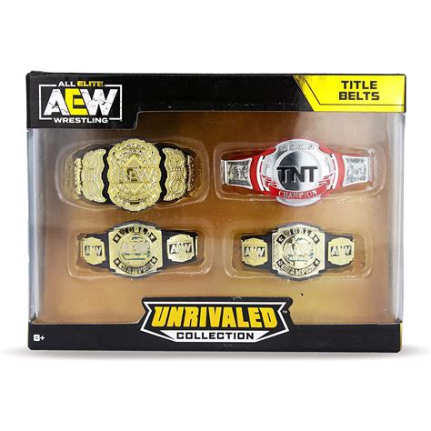 Buy AEW Championship Title Belt Multipack - World Championship Title Belt, World Tag Team ...