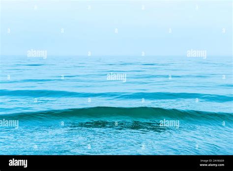 Blue sea water with waves Stock Photo - Alamy