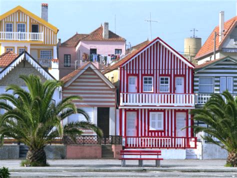 The Striped Beach Houses of Costa Nova - Completely Coastal