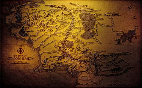 Lord of the Rings Map Wallpapers - Top Free Lord of the Rings Map Backgrounds - WallpaperAccess