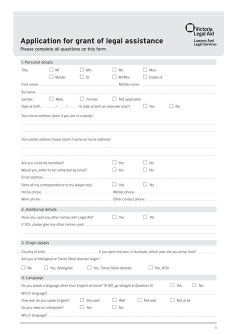 FREE 10+ Legal Application Forms in PDF | Ms Word