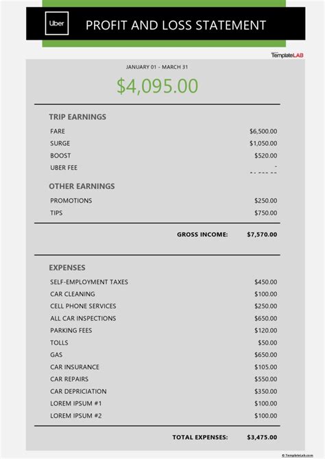 53 Profit and Loss Statement Templates & Forms [Excel, PDF]