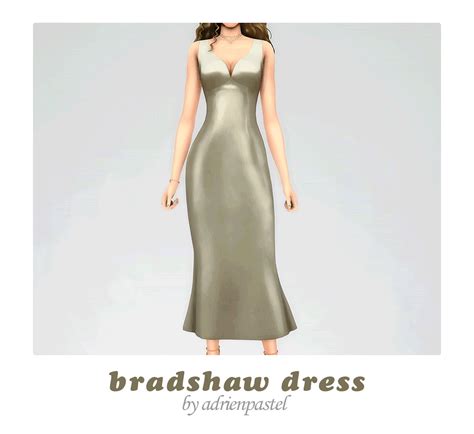 adrienpastel — 📑 Bradshaw Dress · Base Game Compatible Female...