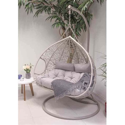 Egg Hammock Basket Swing Chair Including Cushions Grey Kaemingk London Hanging Chair Home Swing ...