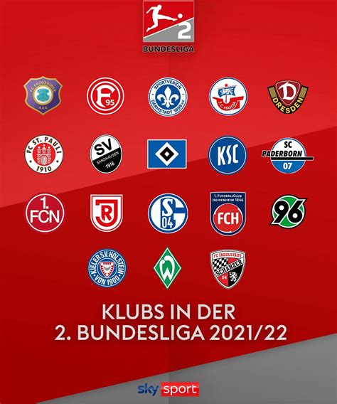 The clubs that will be in the 2. Bundesliga 2021 - 2022 : r/soccer