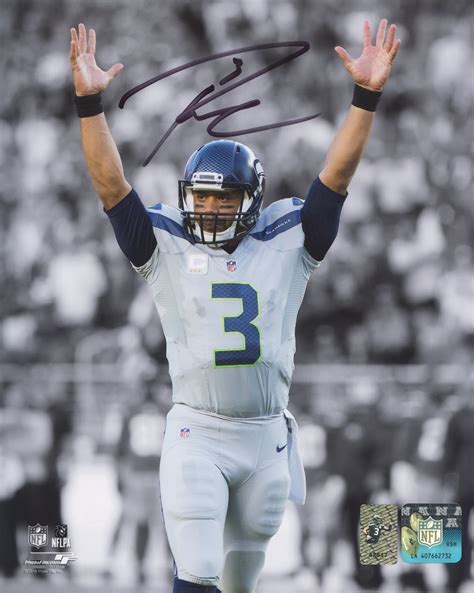 Russell Wilson Signed Seahawks 8x10 Photo (Wilson Hologram & COA) | Pristine Auction