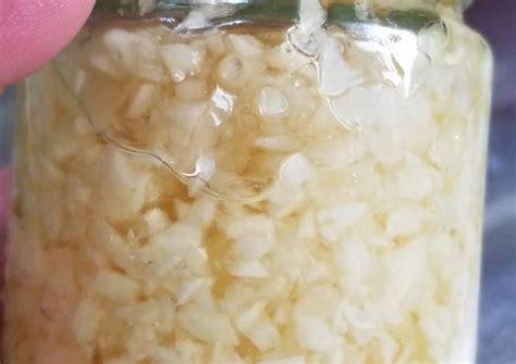 Preserving fresh minced garlic Recipe by LazyCook HK - Cookpad