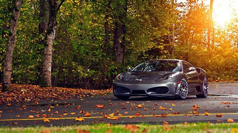 1920x1080 Wallpaper ferrari, 430, scuderia, park, autumn, auto | Hd wallpapers of cars, Car ...