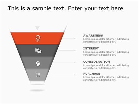 Funnel Analysis Diagram 3 PowerPoint Template