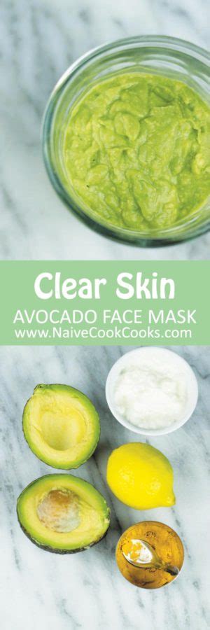 Avocado Face Mask | Naive Cook Cooks