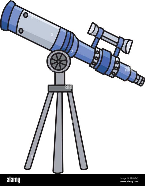 Space Telescope Cartoon Colored Clipart Stock Vector Image & Art - Alamy