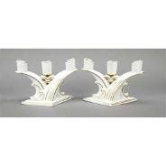 Stangl - Pair Art Deco Pottery Lamps, c 1930 (#0383) on Jan 25, 2023 | Litchfield Auctions in CT