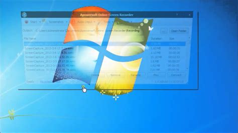 Free windows 7 HD screen recorder - YouTube