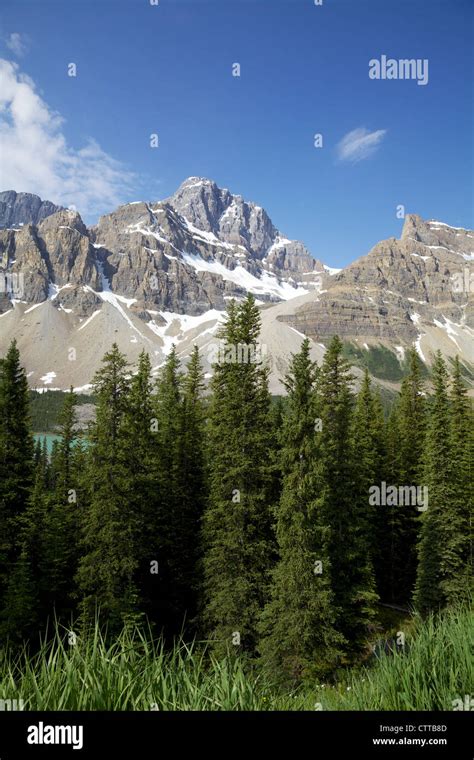 Rocky mountains in Jasper National park Stock Photo - Alamy