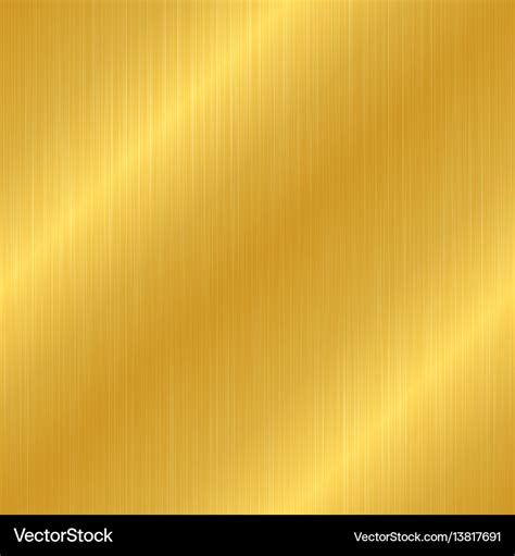 Seamless gold metal texture Royalty Free Vector Image