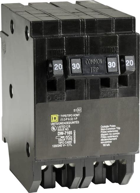 Circuit Breakers & Disconnectors Square D HOMT2020230CP Homeline Quad Tandem Circuit Breaker ...