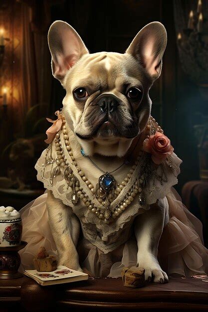 Premium AI Image | Creative and Elegant Pet Portraits Featuring Royal Suits and Costumes for a ...