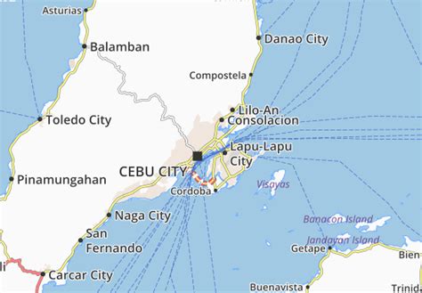 MICHELIN Mandaue City map - ViaMichelin