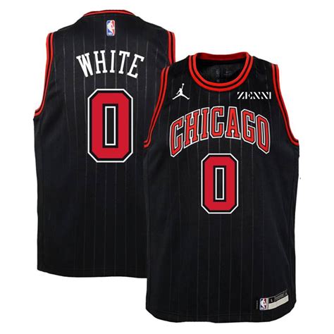 Chicago Bulls Jumpman Youth Statement Edition Coby White Jersey - Madhouse Team Store