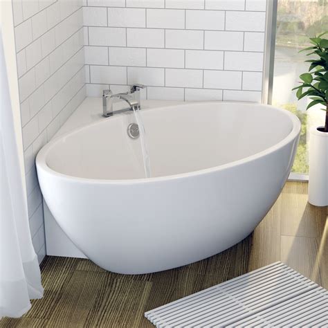 Affine Montpellier Freestanding Corner Bath 1510mm | Freestanding corner bath, House bathroom ...