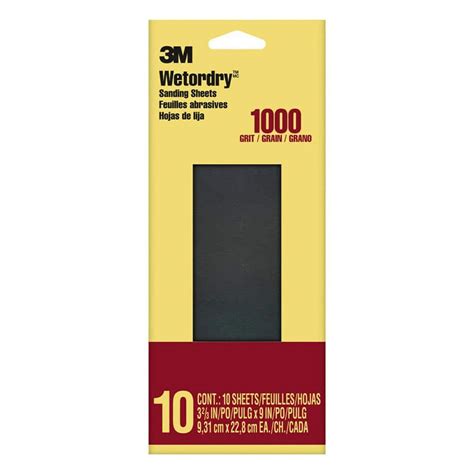 Have a question about 3M 3.7 in. x 9 in. Ultra Fine 1000-Grit Sheet Sandpaper (10-Sheets/Pack ...