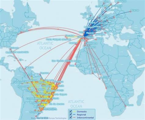 Tap Portugal Route Map - San Antonio Map