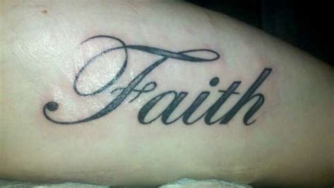 Faith Cursive Tattoo Font