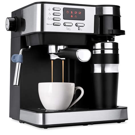 Klarstein BellaVita Coffee Machine • 3-in-1 Function for Espresso Cappuccino and Latte Macchiato ...