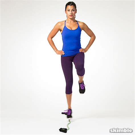 Side to Side Single Leg Hops - Exercise How-to - Workout Trainer by Skimble