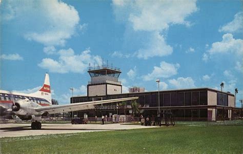 New, Modern Sarasota-Bradenton Airport Terminal Florida Postcard