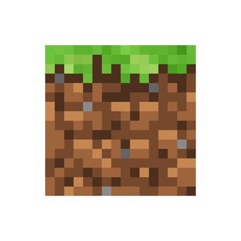 Minecraft Grass Block Png - Clip Art Library